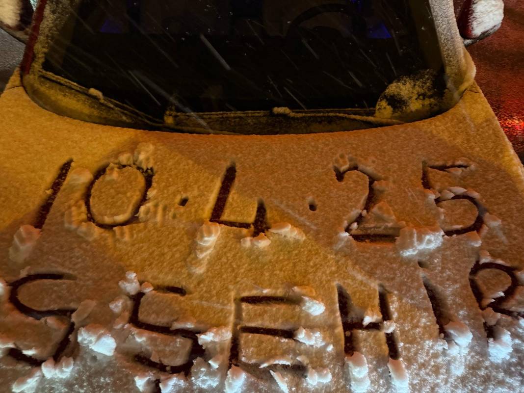 Konya özlediği kışı baharda yaşıyor 30